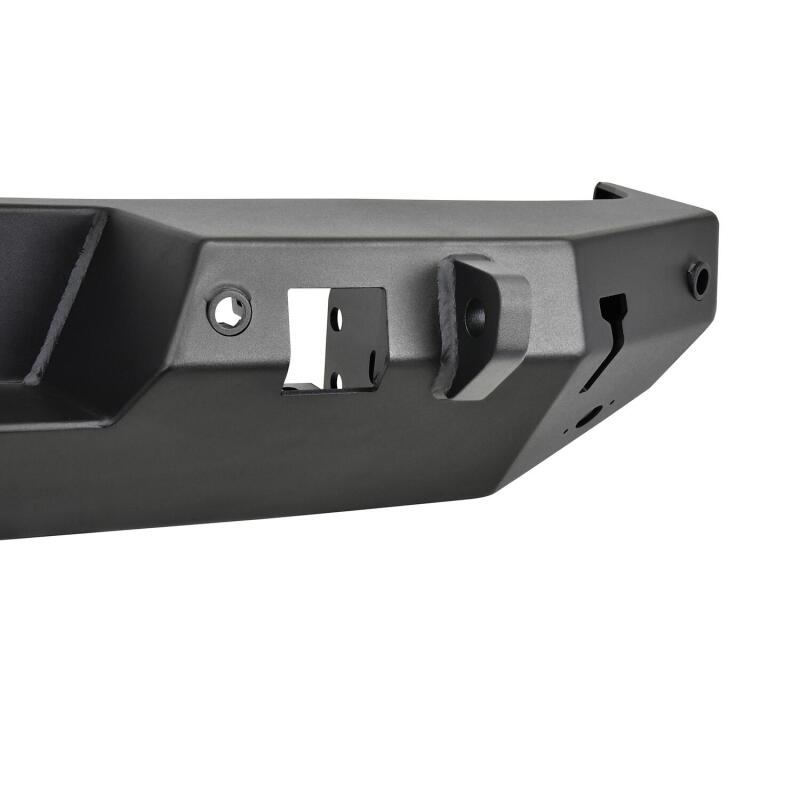 Westin 18-19 Jeep Wrangler JL WJ2 Rear Bumper w/ Sensors (Excl. Wrangler JK) - Textured Black