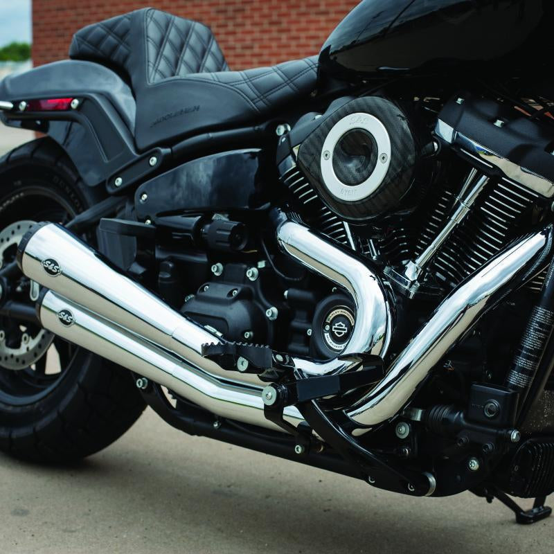 S&S Cycle 2017+ M8 Models Stealth Air Cleaner Kit w/ Carbon Fiber Cover