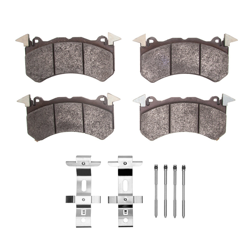 DFC 17-22 Acura NSX Front 5000 Advanced Low Metallic Brake Pads and Hardware Kit