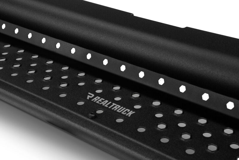 Go Rhino 22-24 Toyota Tundra Double-Cab Dominator Xtreme D1 SideSteps (incl. Brackets) - Black