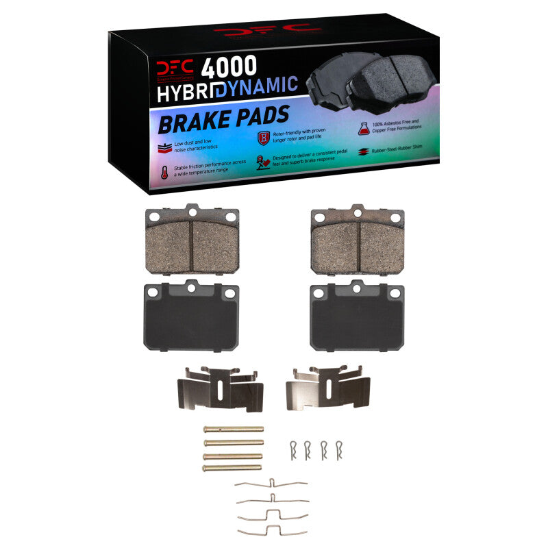 R1 Concepts R1 1974-1987 Dodge Colt Front R1 Semi Met Pads & Hardware Kit