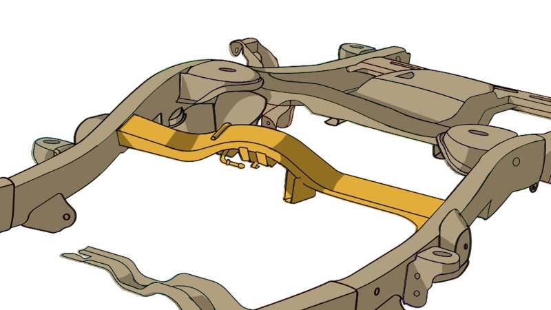Rustbuster Fuel Tank Crossmember