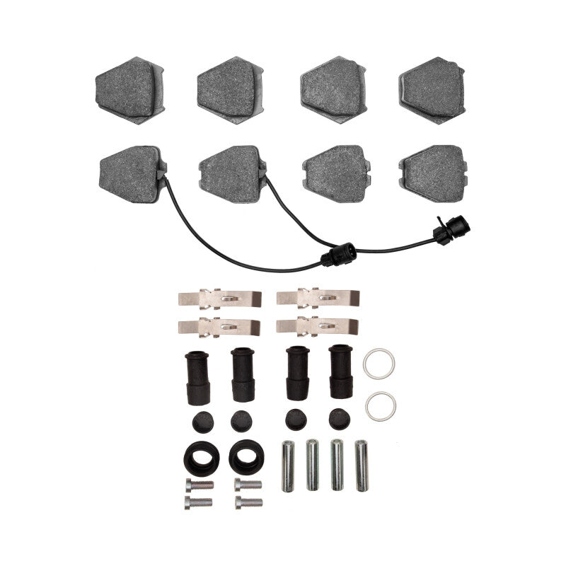 R1 Concepts R1 00-03 Audi A8 Quattro Front Euro Ceramic Brake Pads and Hardware Kit