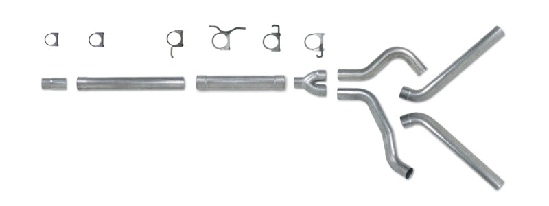 Diamond Eye Performance Diamond Eye KIT 4in Catback DUAL SS: 94-97 FORD 7.3L F250/F350 PWRSTROKE