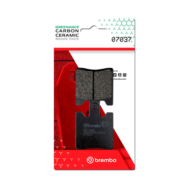 Brembo Powersports Brembo Daelim Ql/Daelim Steezer/Suzuki An Burgman/SYM Gts Carbon Ceramic Brake Pad - Front