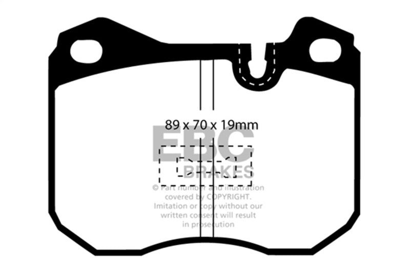 EBC 79-88 Porsche 924 2.0T Bluestuff Front Brake Pads