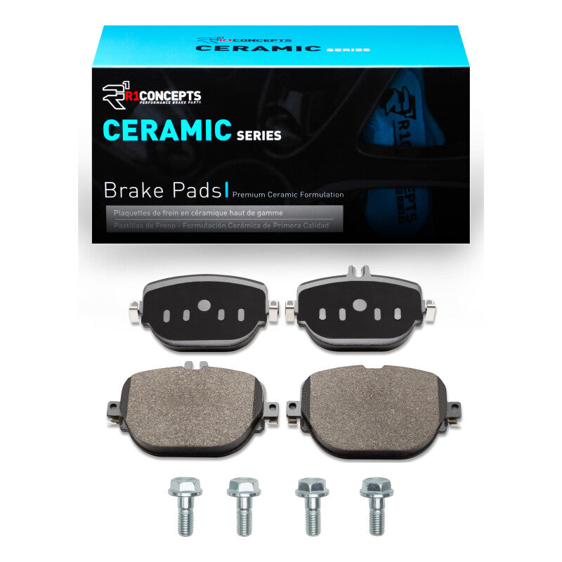 R1 Concepts R1 17-25 Mercedes-Benz E63 AMG S Rear Ceramic Pads & Hardware Kit