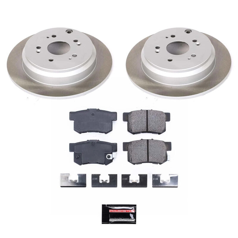 PowerStop Power Stop 07-12 Acura RDX Rear Semi-Coated Rotor Kit