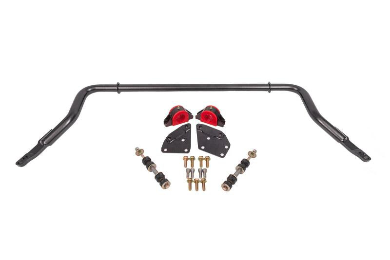 BMR Suspension BMR 82-92 Chevrolet Camaro Sway Bar Kit Front Hollow 38mm Adjustable - Black Hammertone