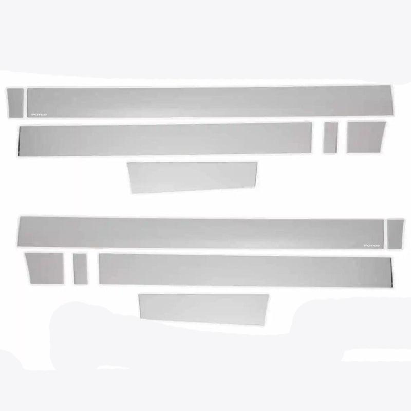Putco 99-10 Ford SuperDuty Super Cab 8ft Long Box - 8in Wide - 12pcs Stainless Steel Rocker Panels