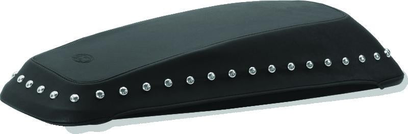Mustang Motorcycle Mustang 08-21 Harley FL Touring Saddlebag Lid Covers w/ Studs - Black