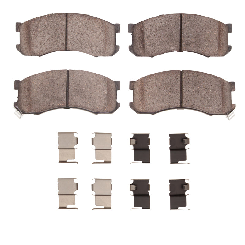DFC 89-91 Mazda MPV Front 5000 Advanced Semi Metallic Brake Pads and Hardware Kit