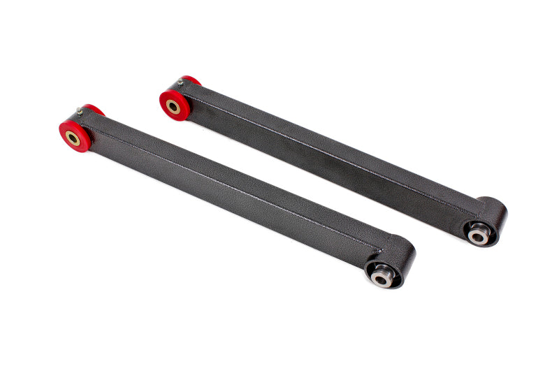 BMR Suspension BMR 05-14 S197 Mustang Non-Adj. Lower Control Arms (Poly/Spherical Combo) - Black Hammertone
