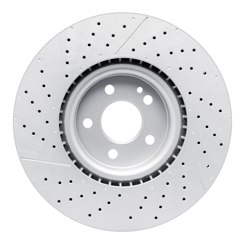 DFC 14-19 Mercedes-Benz CLA45 AMG Front Drilled GeoSPEC Coated Rotor and Slotted