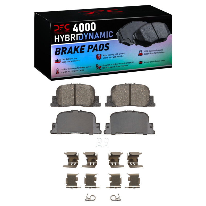 DFC 00-10 Lexus ES300 Rear 4000 HybriDynamic Brake Pads and Hardware Kit
