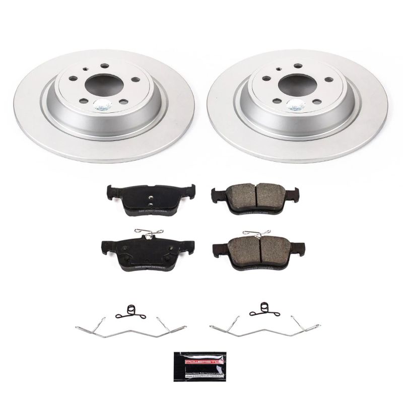 PowerStop Power Stop 2020 Ford Fusion Rear Z17 Evolution Geomet Coated Brake Kit