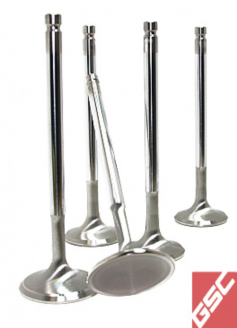 GSC Power Division GSC P-D Subaru EJ205/EJ207/EJ257 Chrome Polished Super Alloy Exhaust Valve - 32mm Head - Set of 50