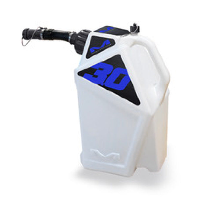 Matrix Concepts M3 0.3 Gallon Utility Can White-Blue