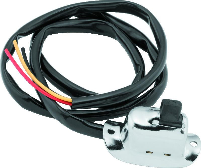 TwinPower Twin Power 36-69 FL 52-72 XL and Custom Use Chrome Headlight Switch Replaces H-D 70060-29 With Wires