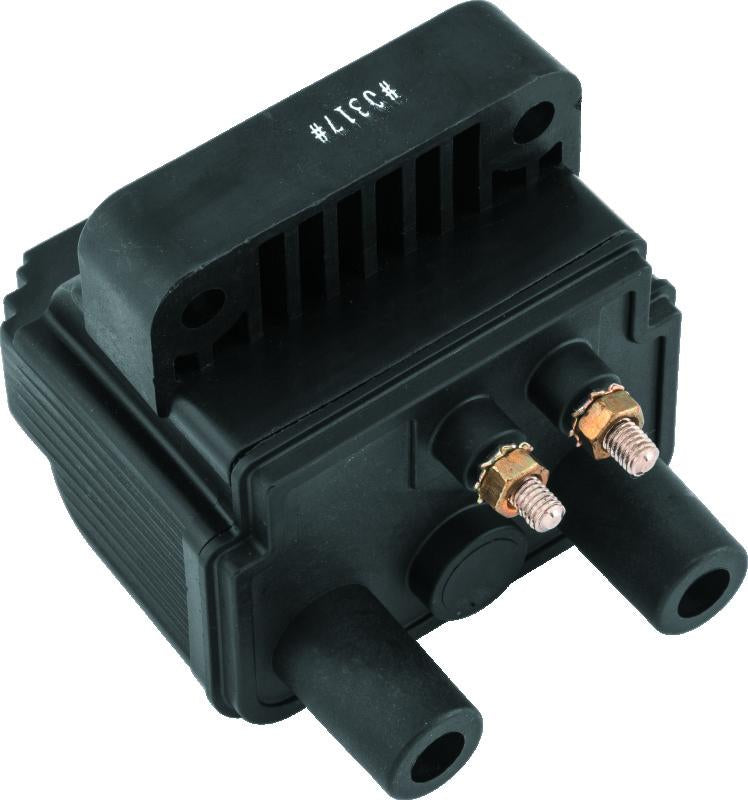 TwinPower Twin Power 80-84 Big Twin and XL Mini Ignition Coil Black Replaces H-D 31614-83 3 Ohm