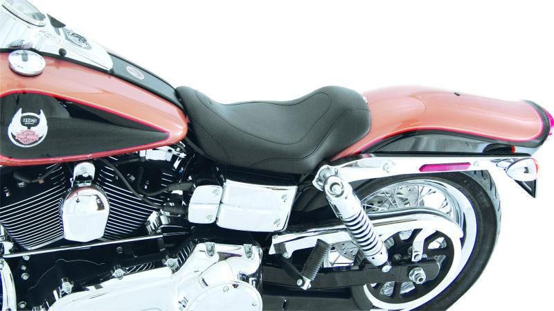 Mustang Motorcycle Mustang 06-17 Harley Dyna Tripper Solo Seat - Black