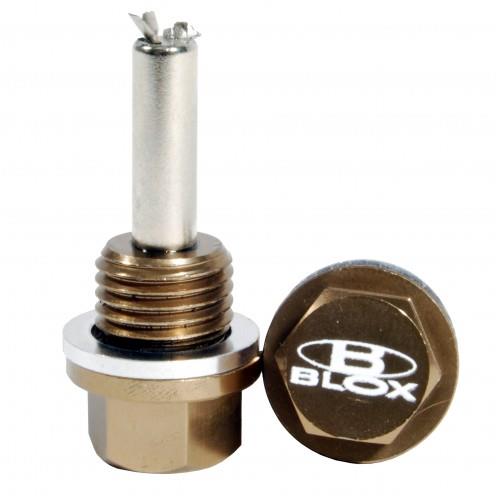 BLOX Racing Magnetic Drain Plug - Oil / 14x1.5mm (Fits Honda Mitsubishi Ford GM Mazda Suzuki)