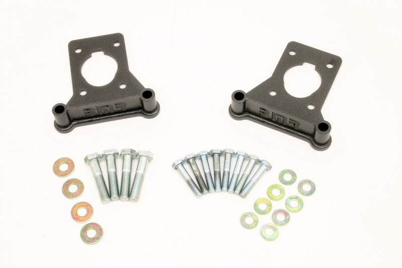 BMR Suspension BMR 93-02 F-Body Front C5 Brake Conversion Caliper Bracket - Black Hammertone