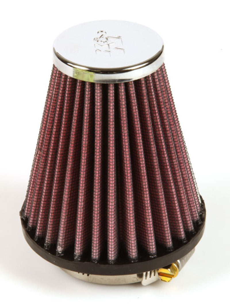 K&N Engineering K&N Universal Chrome Filter 2.063in Flange ID x 3.5in Base OD x 2in Top OD x 4in H