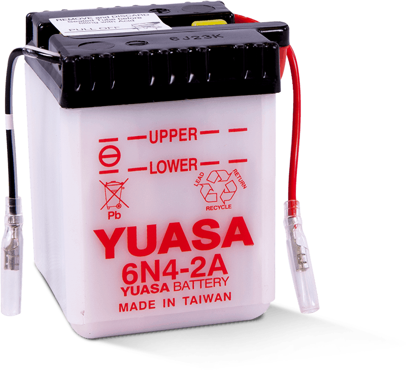 Yuasa Battery Yuasa 6N4-2A Conventional 6-Volt Battery