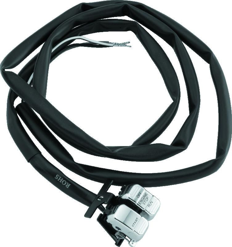 TwinPower Twin Power 96-13 Big Twin XL V-Rod Chrome Engine Start Stop Switch Replaces H-D 71589-96 71684-06A