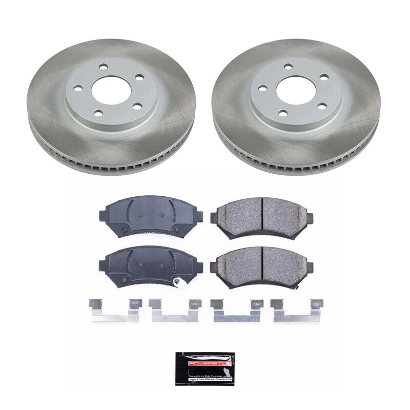 PowerStop Power Stop 00-05 Pontiac Bonneville Front Semi-Coated Rotor Kit