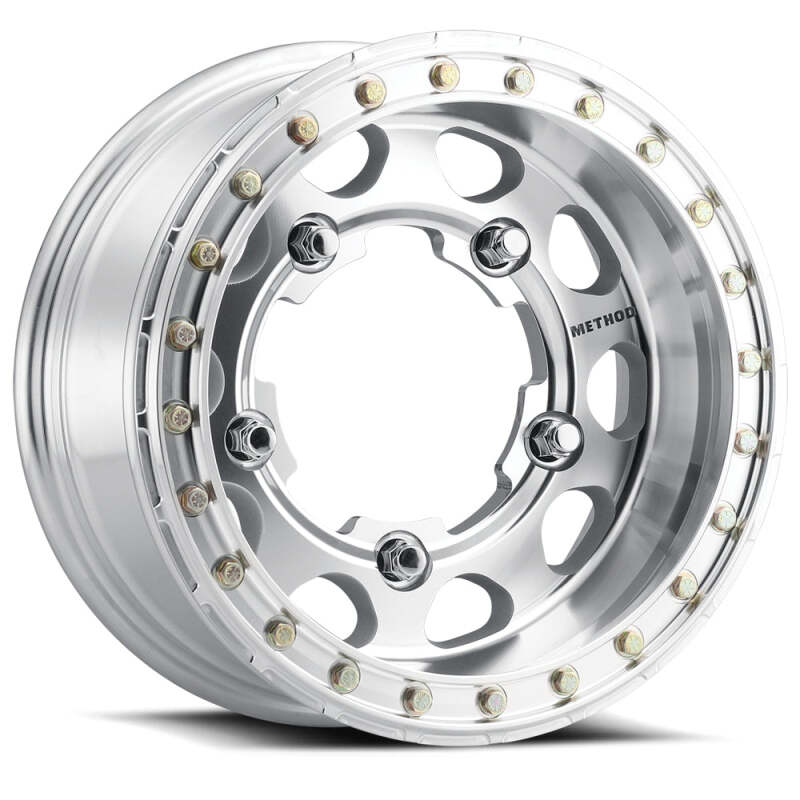 Method Wheels Method MR103 Beadlock 15x8 -24mm Offset 5x5.5 108mm CB Raw Machined Race Drilled w/BH-H24100 Wheel