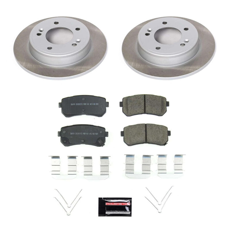 PowerStop Power Stop 18-22 Hyundai Kona Rear Semi-Coated Rotor Kit