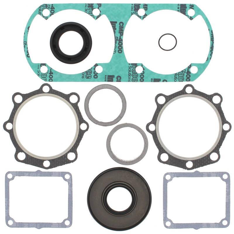 Vertex Pistons Vertex Gaskets 99-01 Yamaha Phazer 500 Complete Gasket Kit w/ Oil Seals