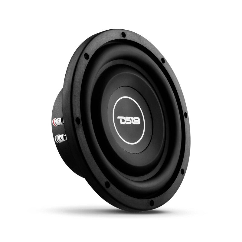 DS18 8in 150 Watts RMS 4 ohm DVC Shallow Mount Subwoofer