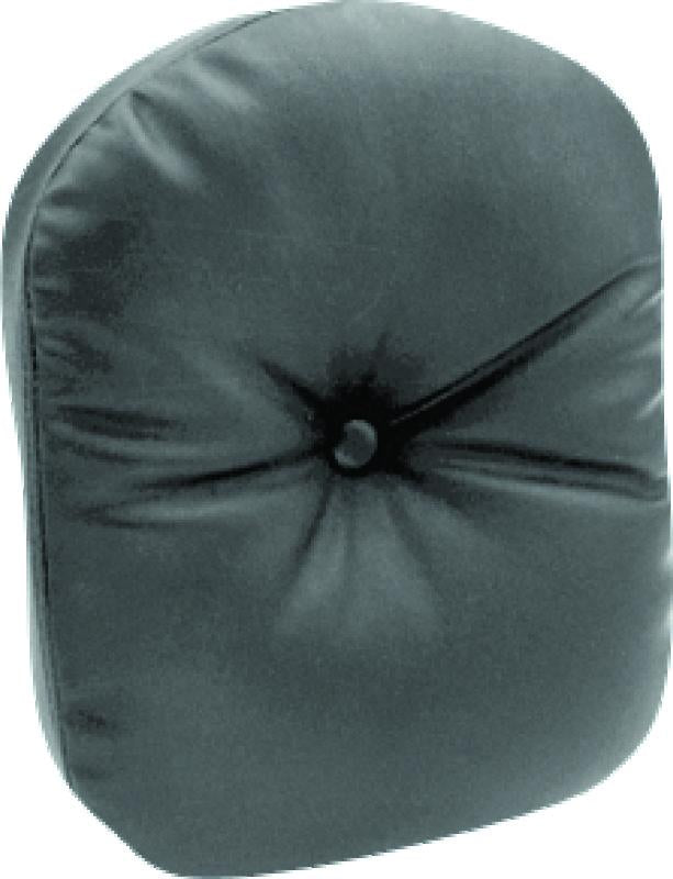 Mustang Motorcycle Mustang Harley Low Medallion Sissy Bar Pad Regal (7.5 inch x 9 inch) - Black