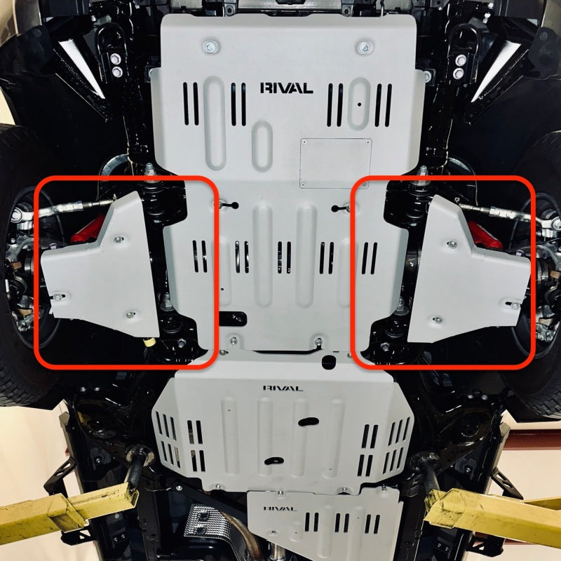 Rival 4x4 Rival 2024-Present Toyota Tacoma 4th Gen Aluminum Lower Controls Skid Plate