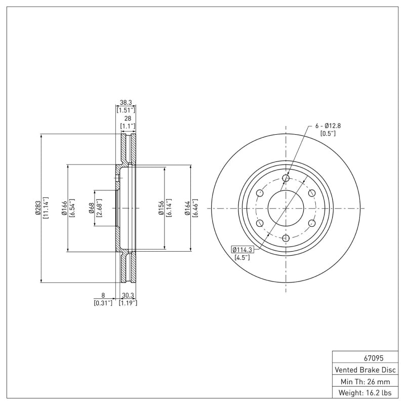 DFC 05-21 Nissan Frontier Front GeoSPEC Coated Rotor