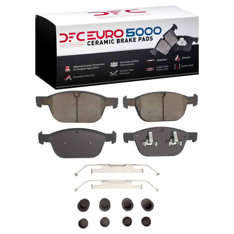 DFC 03-16 Volvo XC90/XC60 Front Euro 5000 Ceramic Brake Pads and Hardware Kit