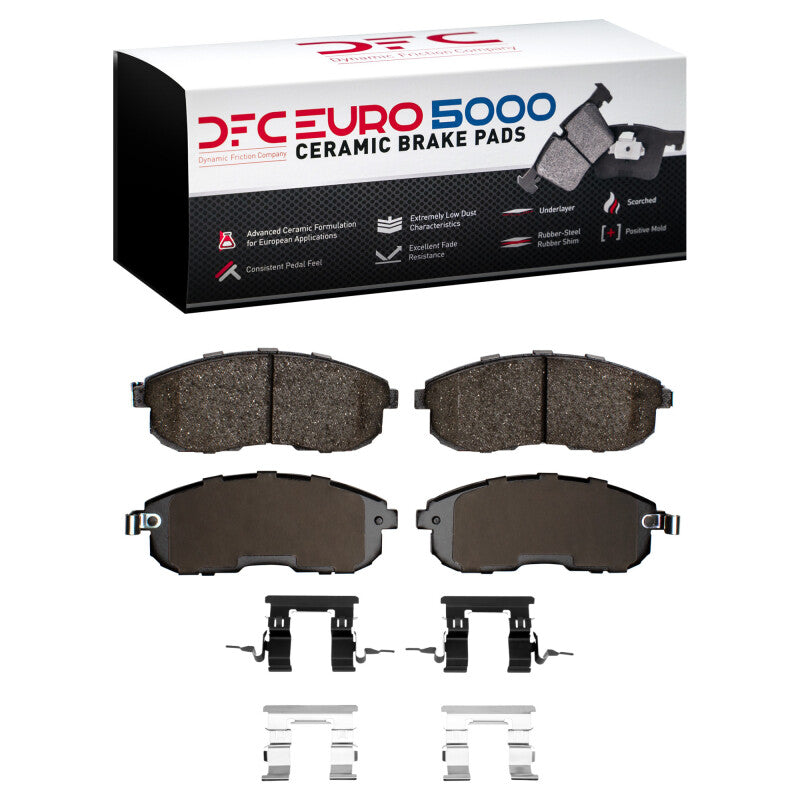 DFC 03-12 Infiniti G35 Front Euro 5000 Ceramic Brake Pads and Hardware Kit