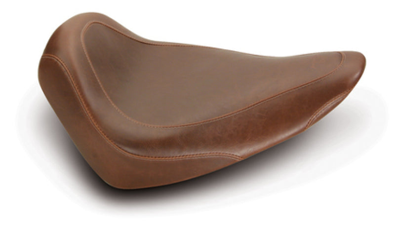 Mustang Motorcycle Mustang 84-06 Harley Standard Rear Tire Wide Tripper Solo Seat - Distressed Brown