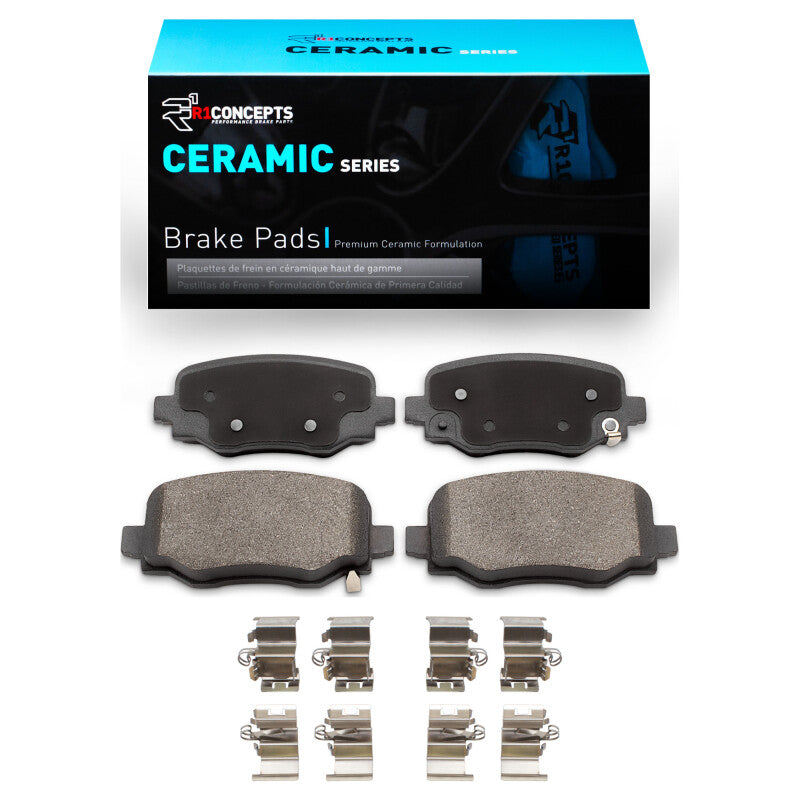 R1 Concepts R1 15-25 Alfa Romeo Tonale Rear Ceramic Brake Pads & Hardware Kit