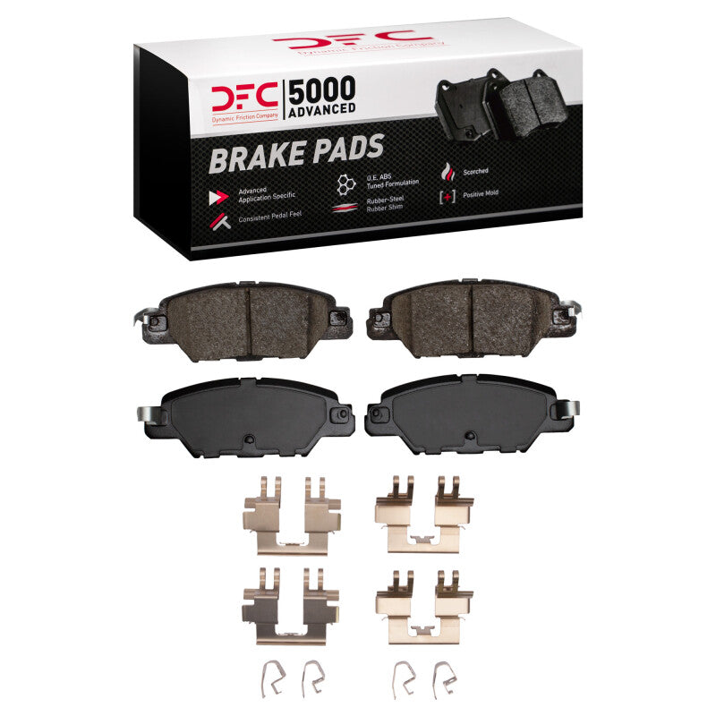 DFC 16-25 Mazda CX-5 Rear 5000 Advanced Ceramic Brake Pads and Hardware Kit