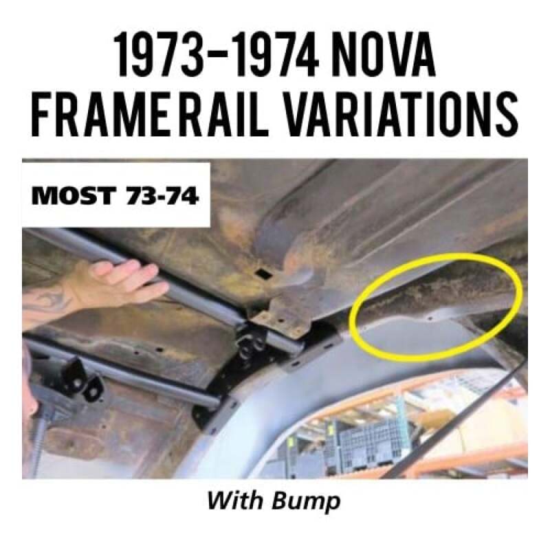Ridetech 73-74 Nova (With FrameRail Bump) Double Adjustable Bolt-On 4-Link