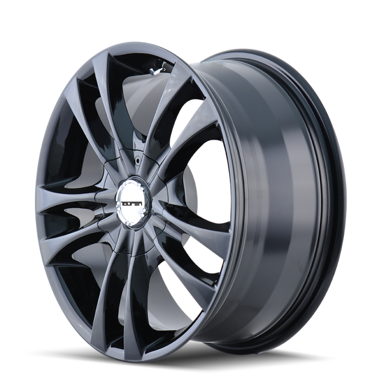 Touren 3222 TR22 15x7 / 5x100/114.3 BP / 40mm Offset / 72.62mm Hub Gloss Black Wheel
