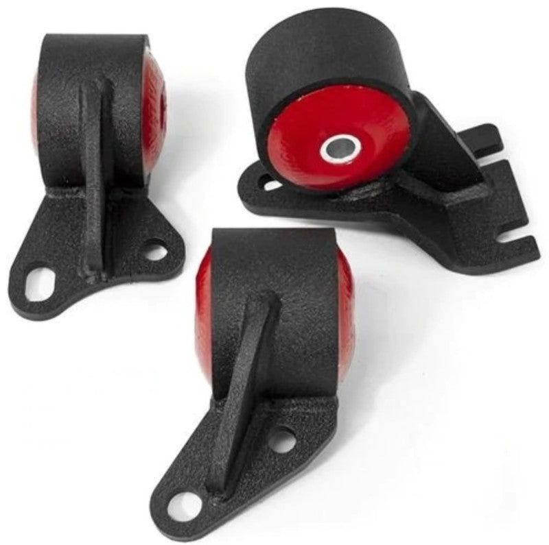 Innovative Mounts Innovative 88-91 Civic D-Series Black Steel Mounts 60A Bushings (Cable)