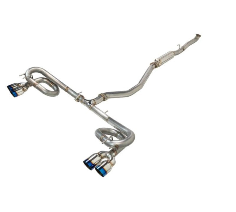 Remark 2022+ Honda Civic Hatchback Sport Touring FL1 (Link Loop)Cat-Back Exhaust Burnt Stainless Tip