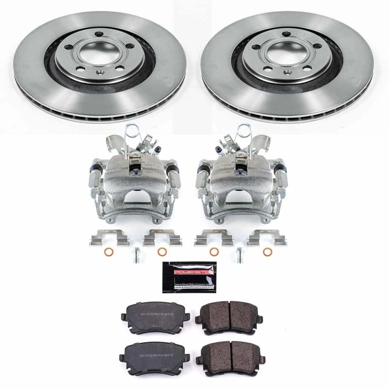 PowerStop Power Stop 04-09 Audi S4 Rear Autospecialty Brake Kit w/Calipers