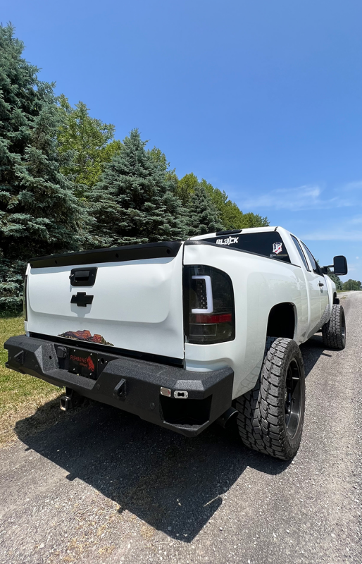 Fishbone Offroad 07-13 Chevy Silverado 1500 Rear Bumper - Black