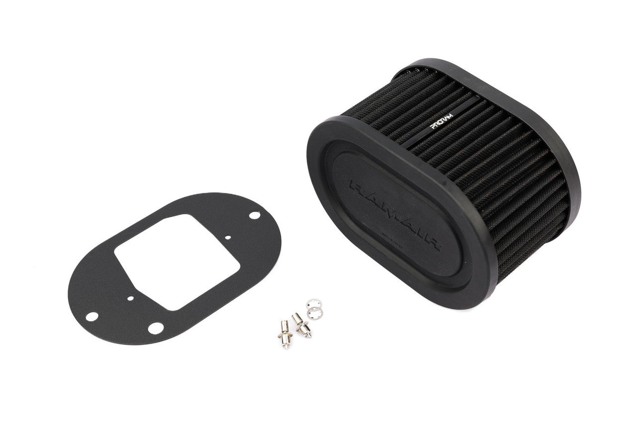 Ramair Pleated Carburettor Intake Air Filter Baseplate to fit Weber 32/34 DFT 100mm